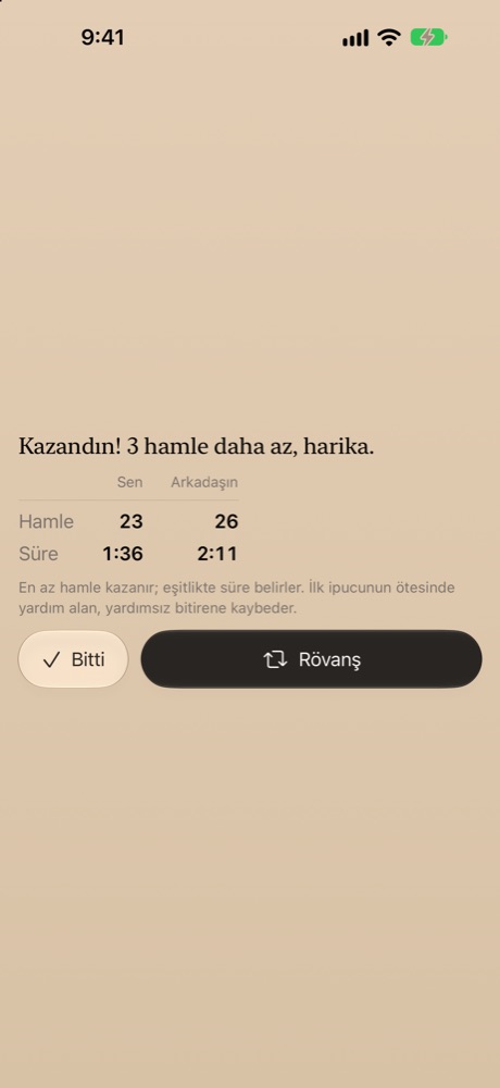 Aynı tahtada arkadaşla yarış
